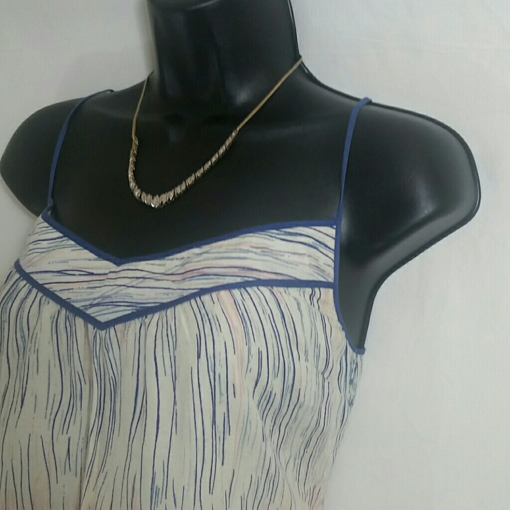 ANTHROPOLOGIE Viola Spaghetti Strap Dress Size 2 - Picture 2 of 6